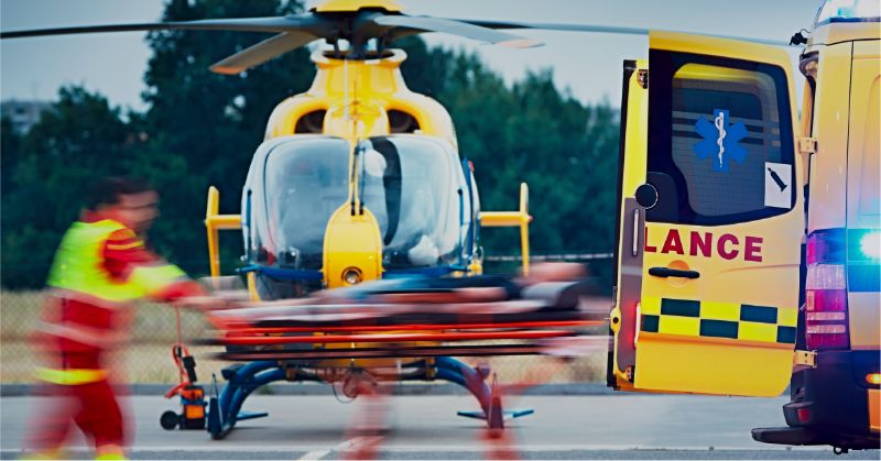 BMI Access traslado emergencia en helicóptero